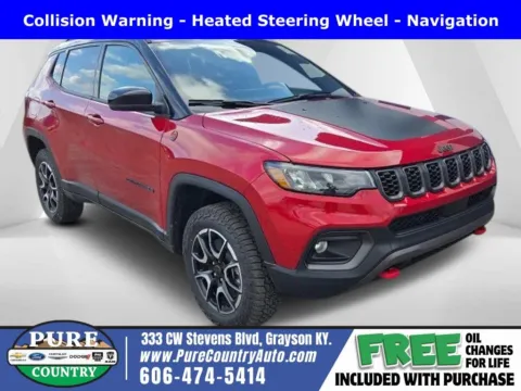 Red 2026 Jeep Compass Trailhawk for sale in Grayson, KY