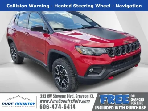 Red 2026 Jeep Compass Trailhawk for sale in Grayson, KY
