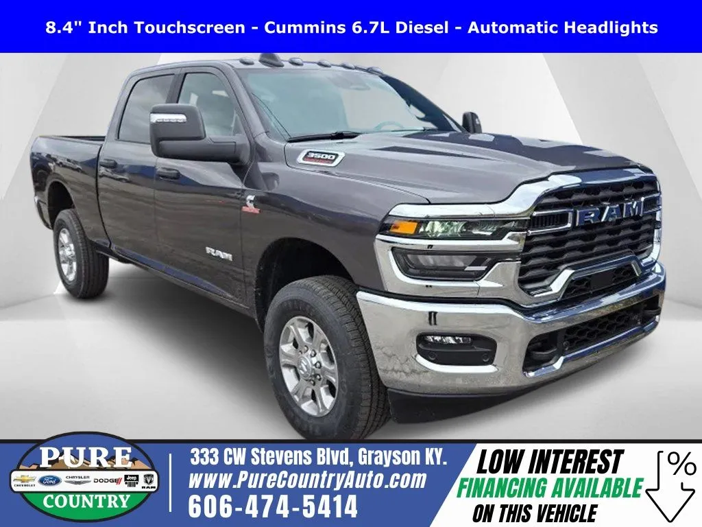 Gray 2026 Ram 3500 Big Horn for sale in Grayson, KY