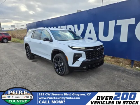 White 2026 Chevrolet Traverse RS for sale in Grayson, KY