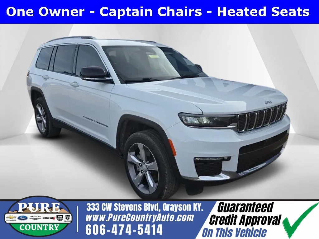 White 2022 Jeep Grand Cherokee L Limited for sale in Grayson, KY