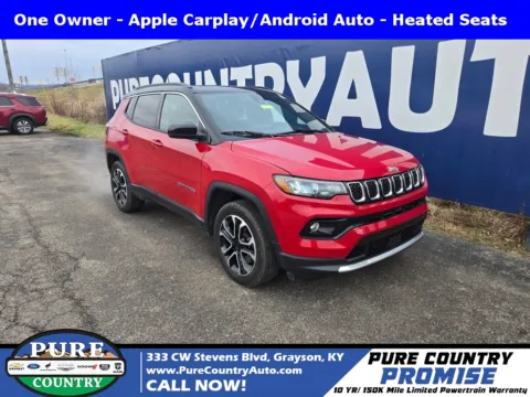 Red 2024 Jeep Compass Limited for sale in Grayson, KY