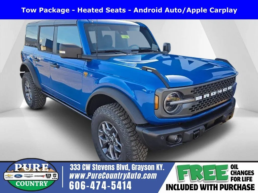 Blue 2025 Ford Bronco Badlands for sale in Grayson, KY