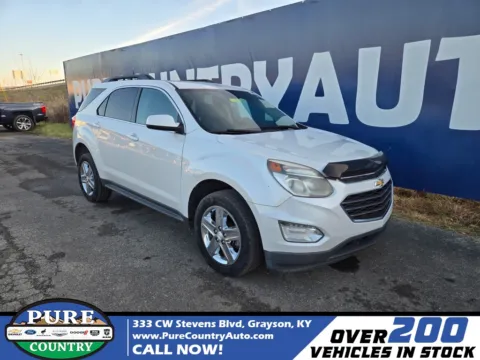 White 2016 Chevrolet Equinox LT for sale in Grayson, KY