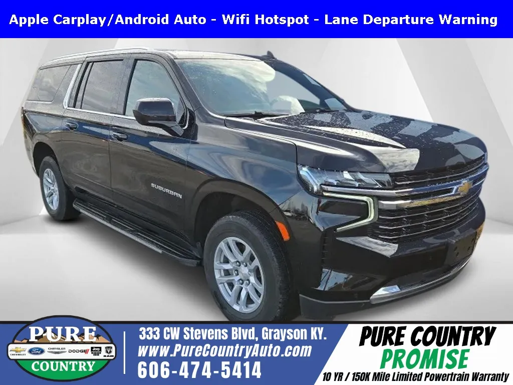 Black 2024 Chevrolet Suburban LT for sale in Grayson, KY