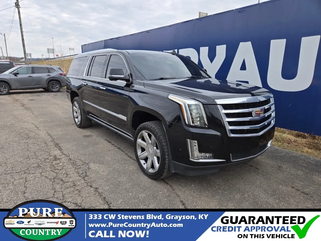 Black 2019 Cadillac Escalade ESV Premium for sale in Grayson, KY