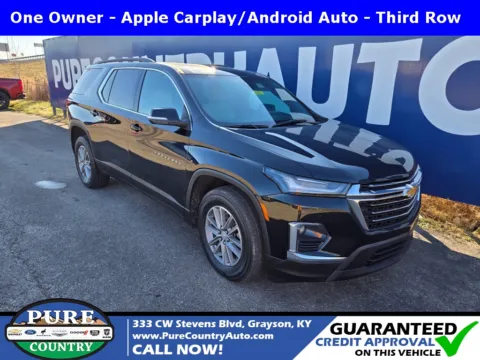 Black 2022 Chevrolet Traverse LT for sale in Grayson, KY
