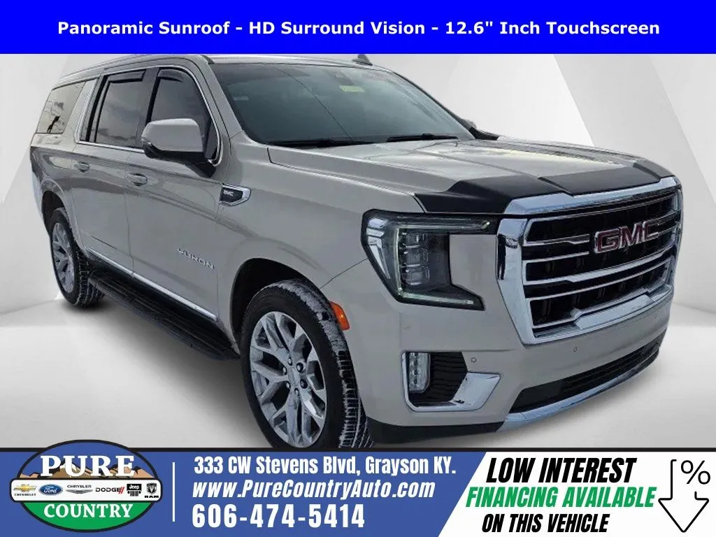 Beige 2021 GMC Yukon XL SLT for sale in Grayson, KY