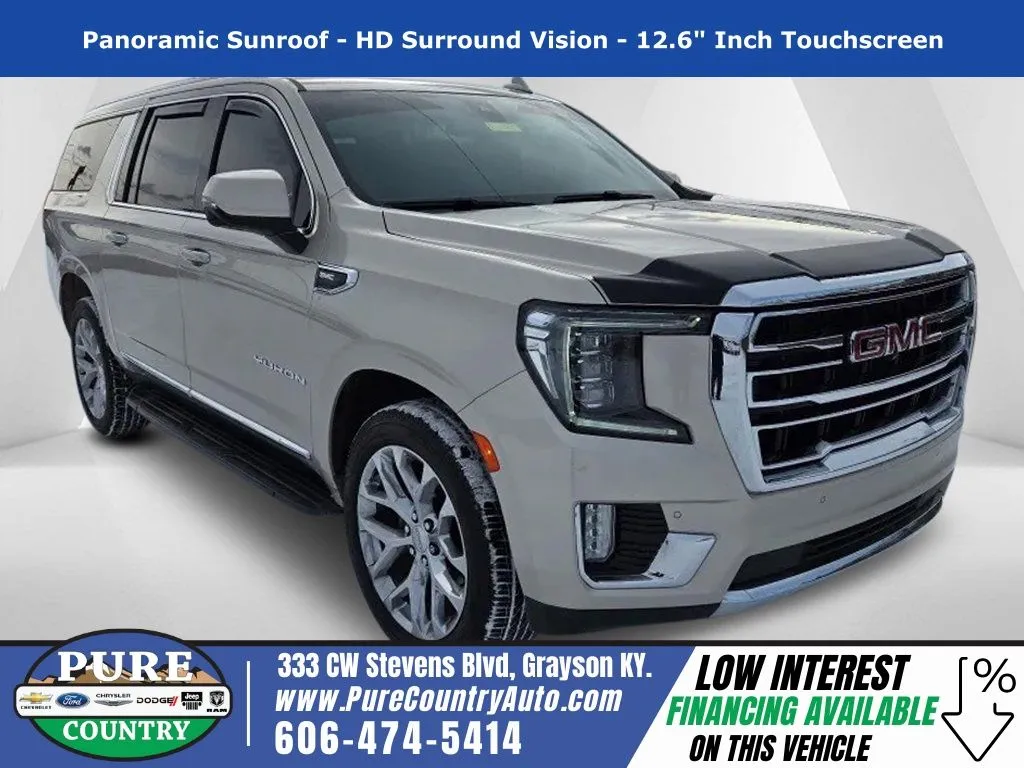 Beige 2021 GMC Yukon XL SLT for sale in Grayson, KY