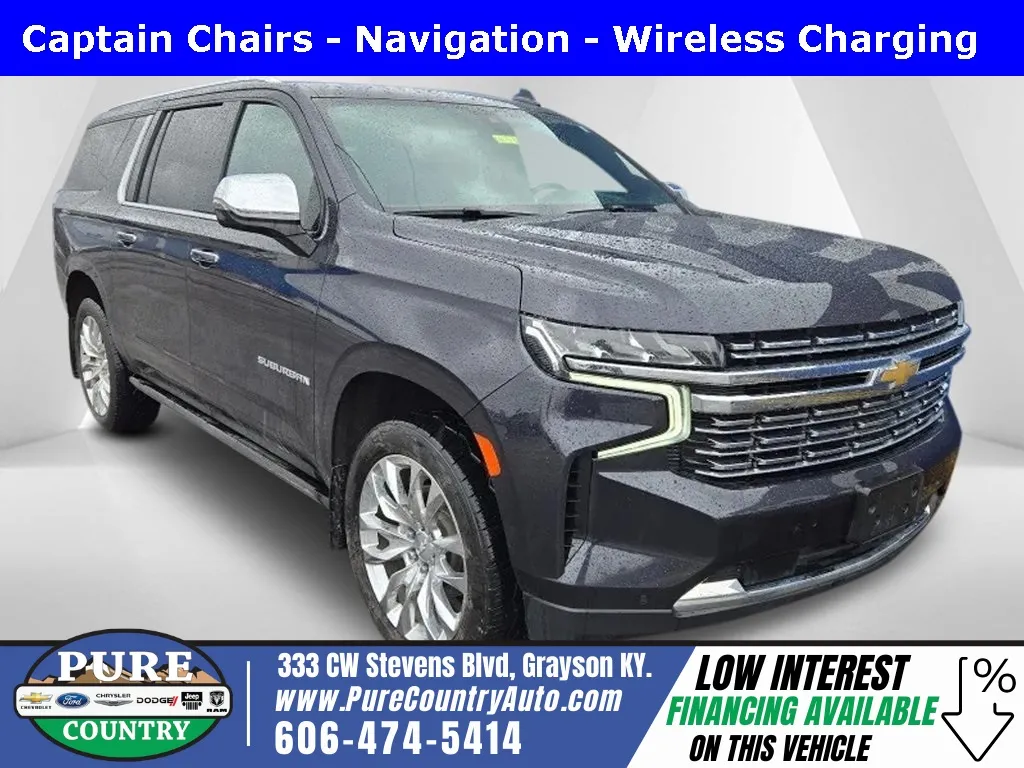 Black 2022 Chevrolet Suburban Premier for sale in Grayson, KY