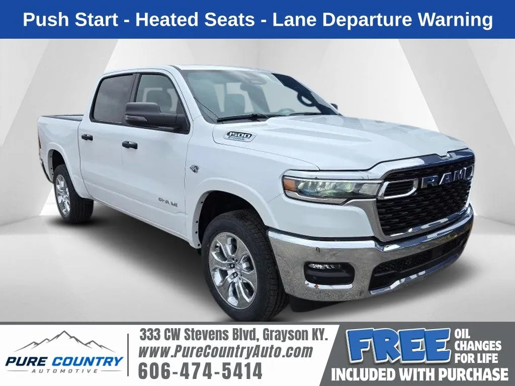 White 2026 Ram 1500 Big Horn/Lone Star for sale in Grayson, KY