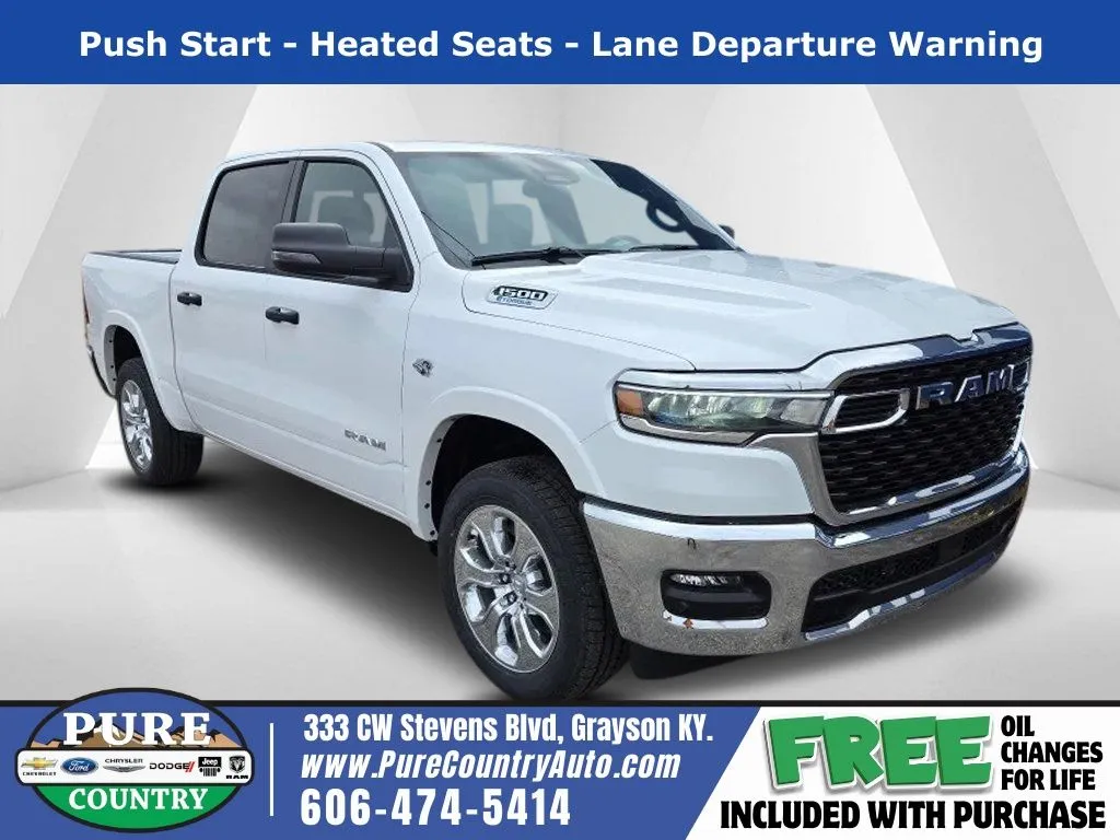 White 2026 Ram 1500 Big Horn/Lone Star for sale in Grayson, KY