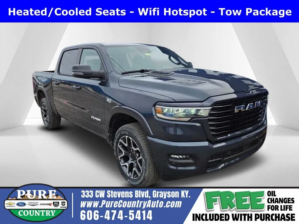 Blue 2026 Ram 1500 Laramie for sale in Grayson, KY