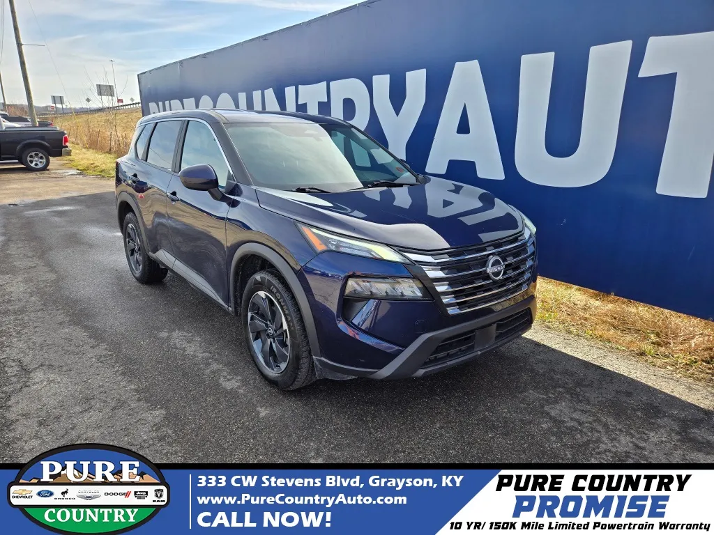 Blue 2024 Nissan Rogue SV for sale in Grayson, KY