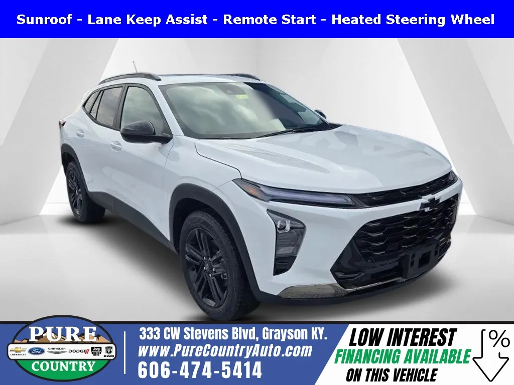 White 2026 Chevrolet Trax ACTIV for sale in Grayson, KY