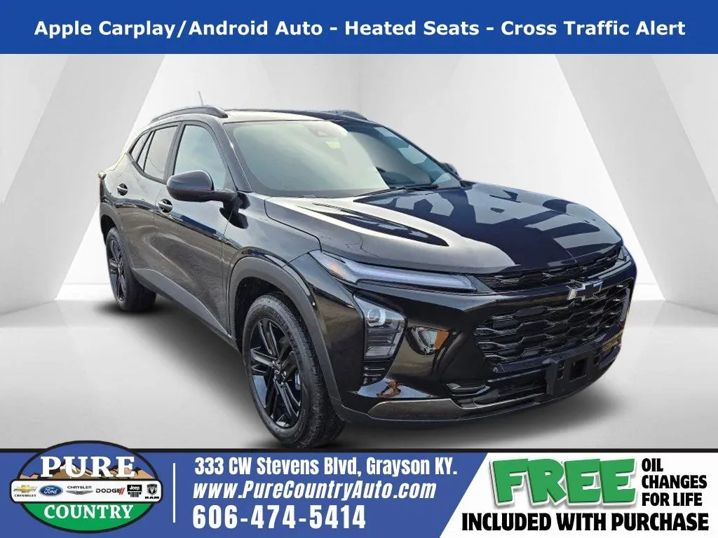 Black 2026 Chevrolet Trax ACTIV for sale in Grayson, KY