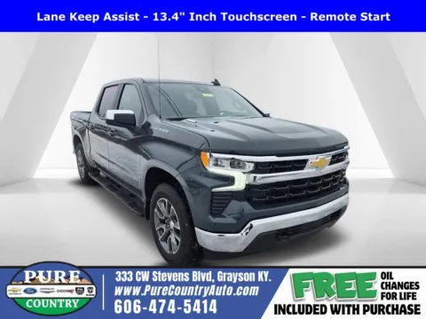 Gray 2026 Chevrolet Silverado 1500 LT for sale in Grayson, KY