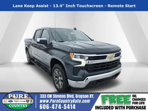 Gray 2026 Chevrolet Silverado 1500 LT for sale in Grayson, KY