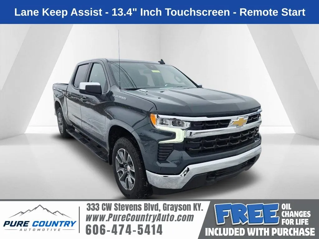 Gray 2026 Chevrolet Silverado 1500 LT for sale in Grayson, KY