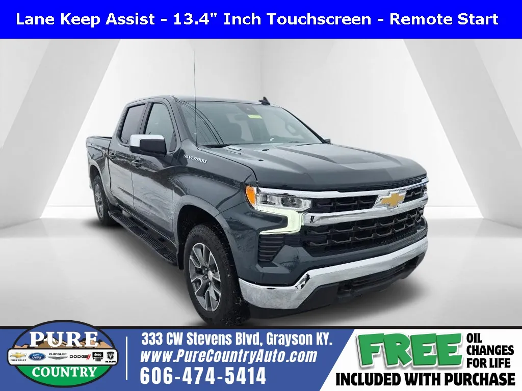 Gray 2026 Chevrolet Silverado 1500 LT for sale in Grayson, KY