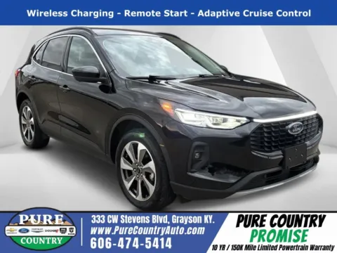 Black 2024 Ford Escape Platinum for sale in Grayson, KY