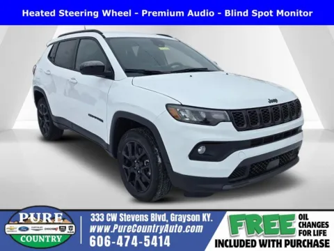 White 2026 Jeep Compass Latitude for sale in Grayson, KY
