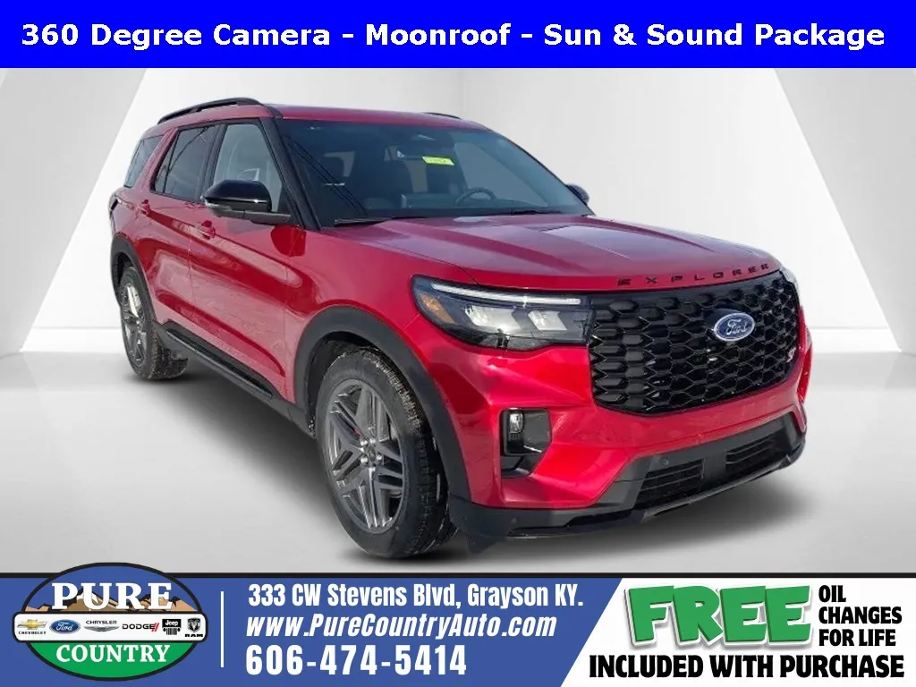 Red 2026 Ford Explorer ST for sale in Grayson, KY