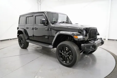 Black 2021 Jeep Wrangler Unlimited Sahara High Altitude for sale in Grayson, KY