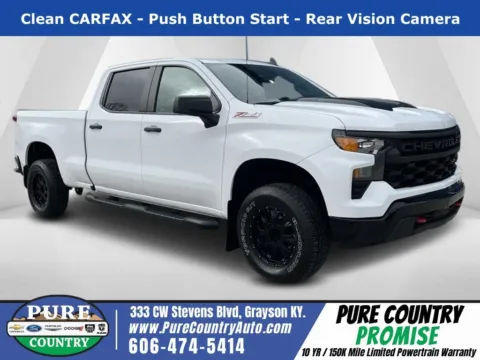 White 2023 Chevrolet Silverado 1500 Custom Trail Boss for sale in Grayson, KY
