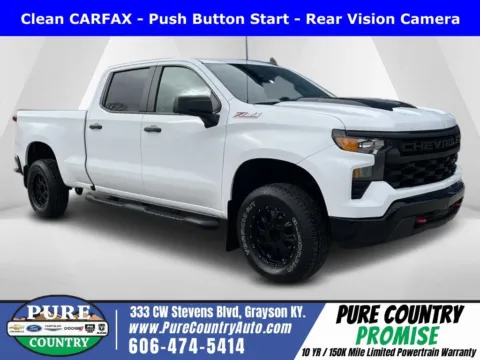 White 2023 Chevrolet Silverado 1500 Custom Trail Boss for sale in Grayson, KY