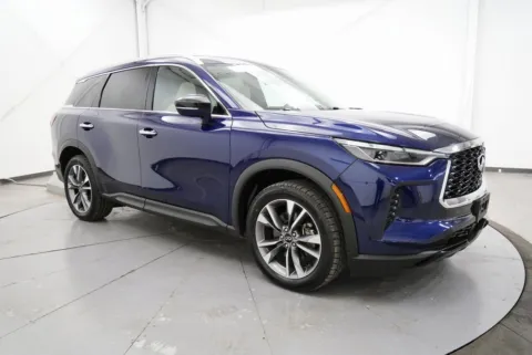 Blue 2023 INFINITI QX60 LUXE for sale in Grayson, KY