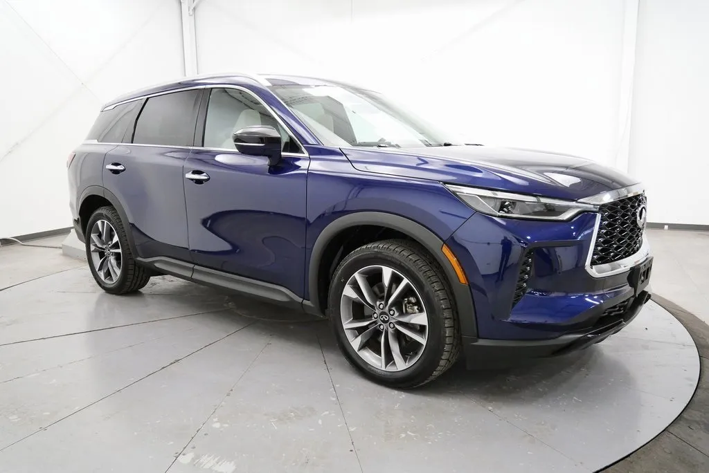 Blue 2023 INFINITI QX60 LUXE for sale in Grayson, KY