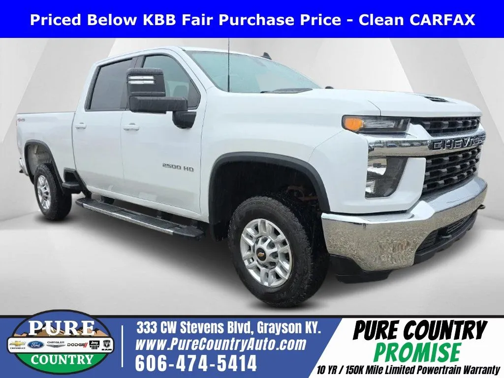 White 2023 Chevrolet Silverado 2500HD LT for sale in Grayson, KY