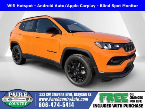 Orange 2026 Jeep Compass Latitude for sale in Grayson, KY