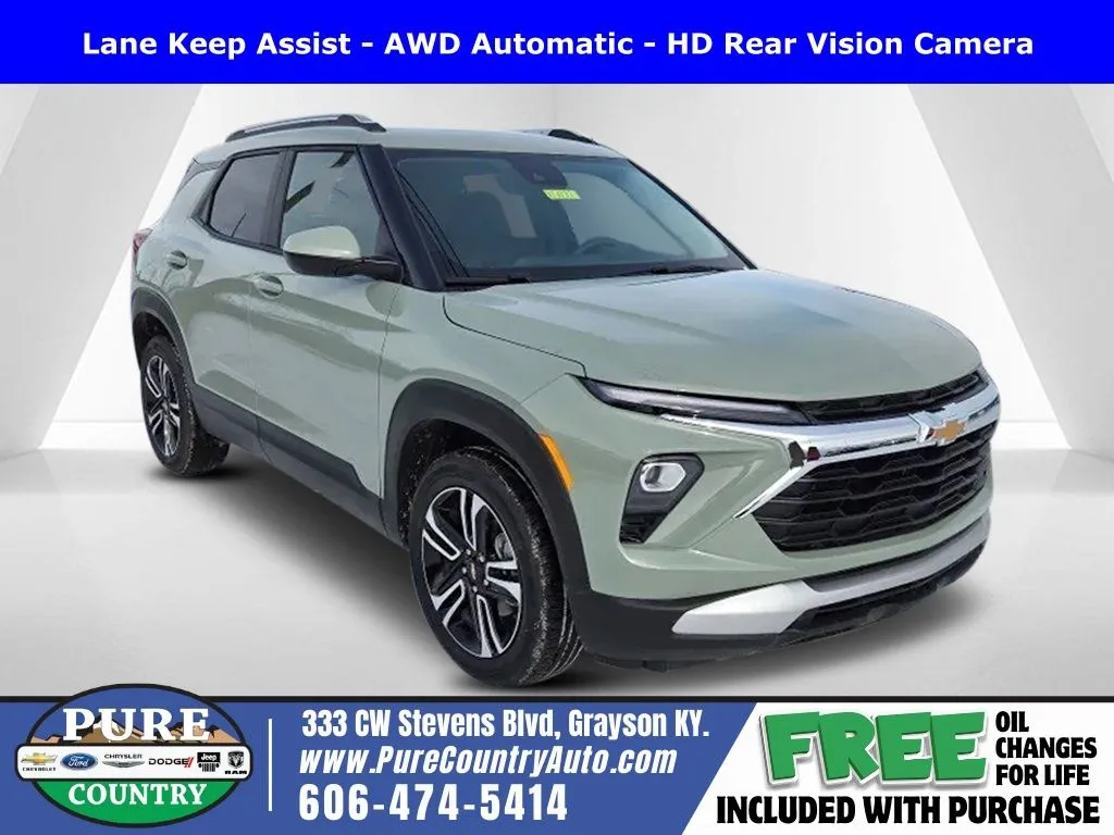 Green 2026 Chevrolet TrailBlazer LT for sale in Grayson, KY