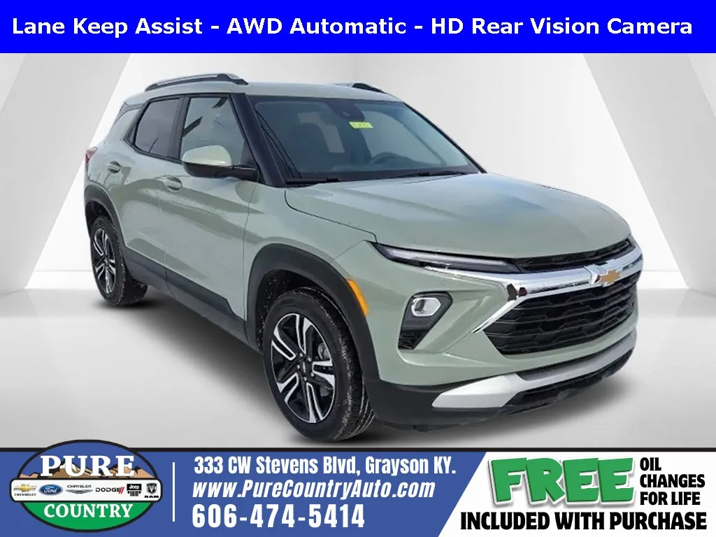 Green 2026 Chevrolet TrailBlazer LT for sale in Grayson, KY