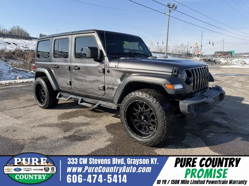 Gray 2021 Jeep Wrangler Unlimited Sport Altitude for sale in Grayson, KY