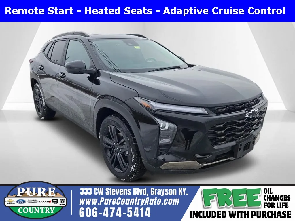 Black 2026 Chevrolet Trax ACTIV for sale in Grayson, KY