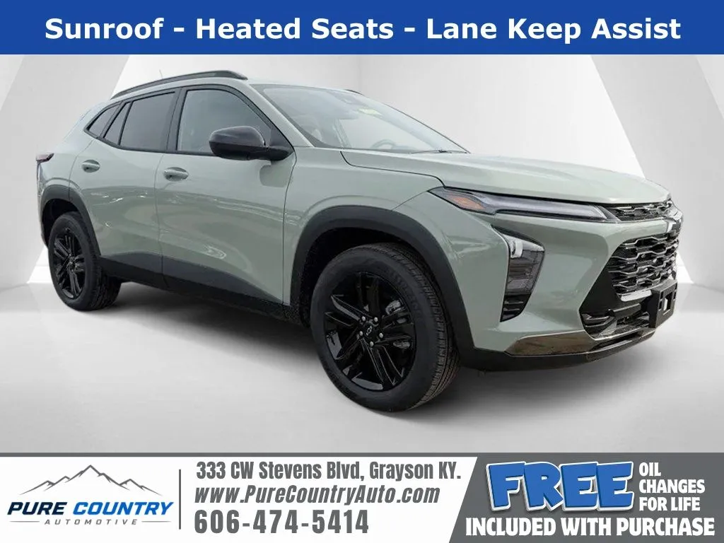 Green 2026 Chevrolet Trax ACTIV for sale in Grayson, KY