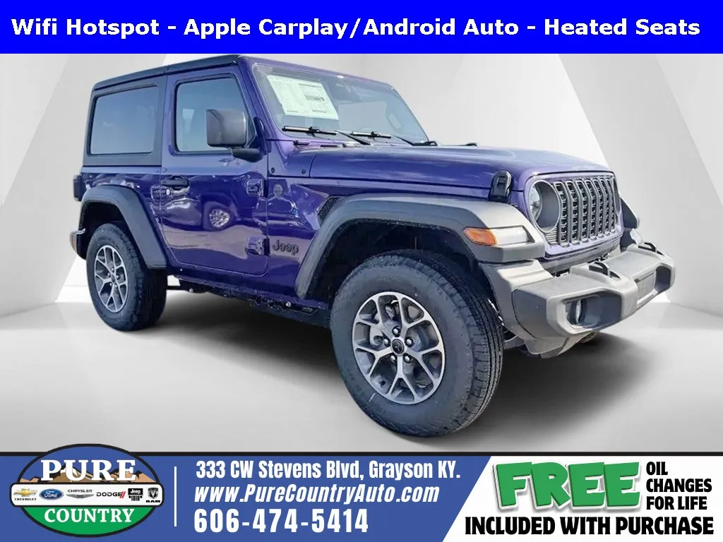 Purple 2026 Jeep Wrangler Sport S for sale in Grayson, KY