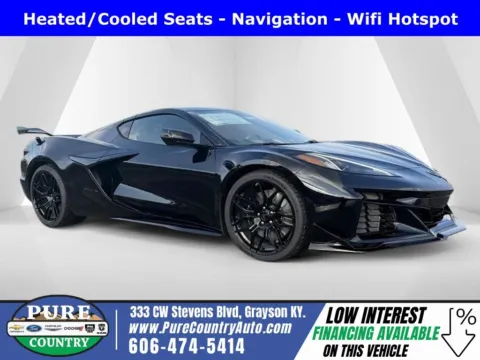 Black 2026 Chevrolet Corvette Z06 for sale in Grayson, KY