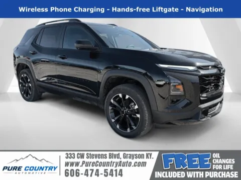 Black 2026 Chevrolet Equinox RS for sale in Grayson, KY
