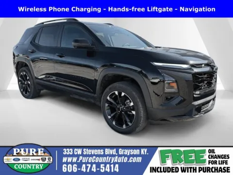 Black 2026 Chevrolet Equinox RS for sale in Grayson, KY