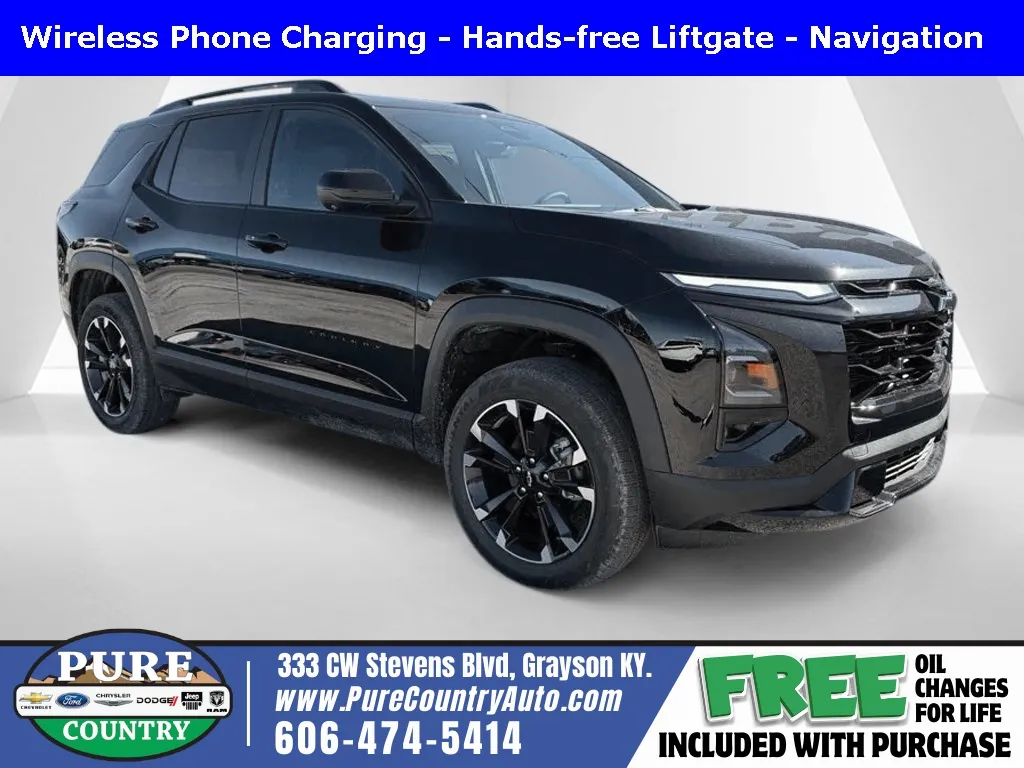 Black 2026 Chevrolet Equinox RS for sale in Grayson, KY