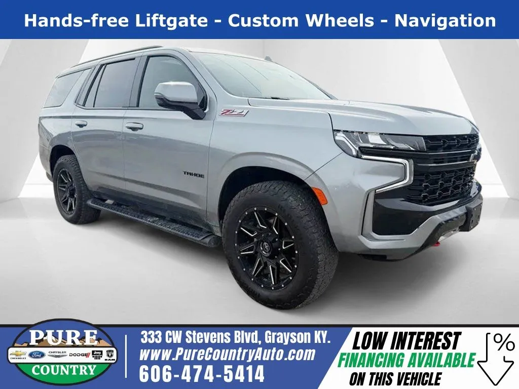 Blue 2023 Chevrolet Tahoe Z71 for sale in Grayson, KY