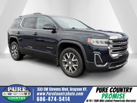 Blue 2021 GMC Acadia SLE for sale in Grayson, KY