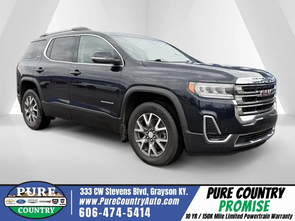 Blue 2021 GMC Acadia SLE for sale in Grayson, KY