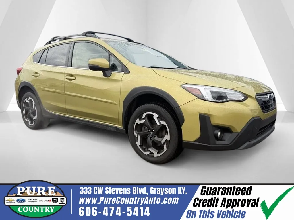 Yellow 2021 Subaru Crosstrek Limited for sale in Grayson, KY