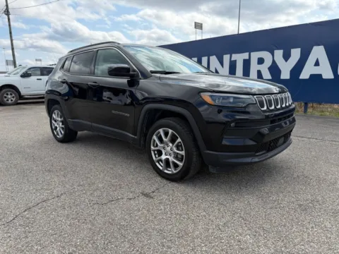 Black 2022 Jeep Compass Latitude Lux for sale in Grayson, KY