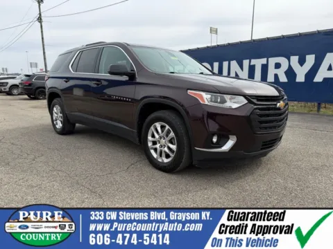 Black 2018 Chevrolet Traverse 3LT for sale in Grayson, KY